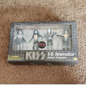 Kiss 3-D Animator Action Puppets Set